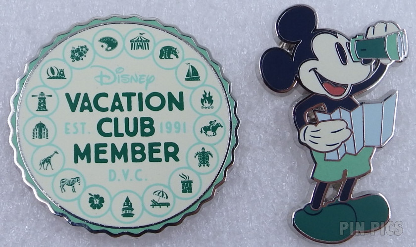 DVC - Member Badge and Mickey Set - Vacation Club Member