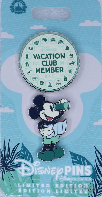 164235 - DVC - Member Badge and Mickey Set - Vacation Club Member