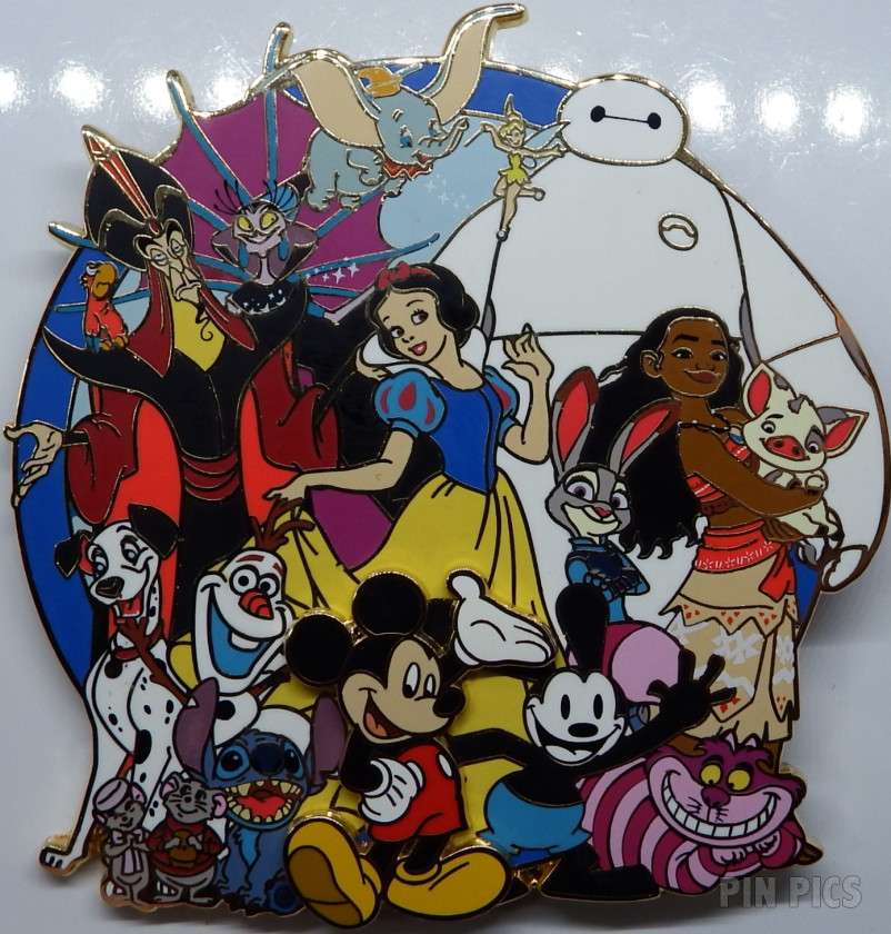 DEC - Mickey Snow White Baymax Moana Cheshire - Character Cluster