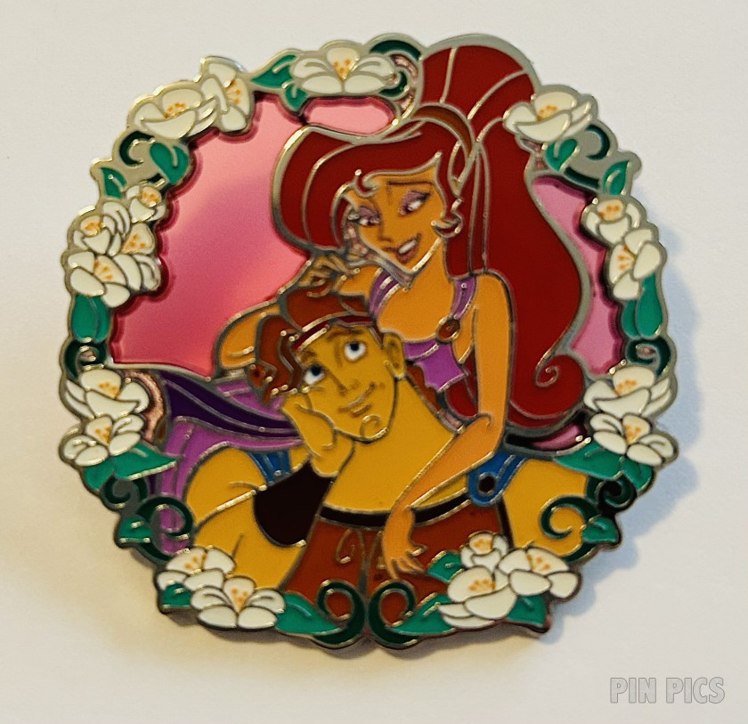 DPB - Hercules and Megara - Wreath - Stained Glass