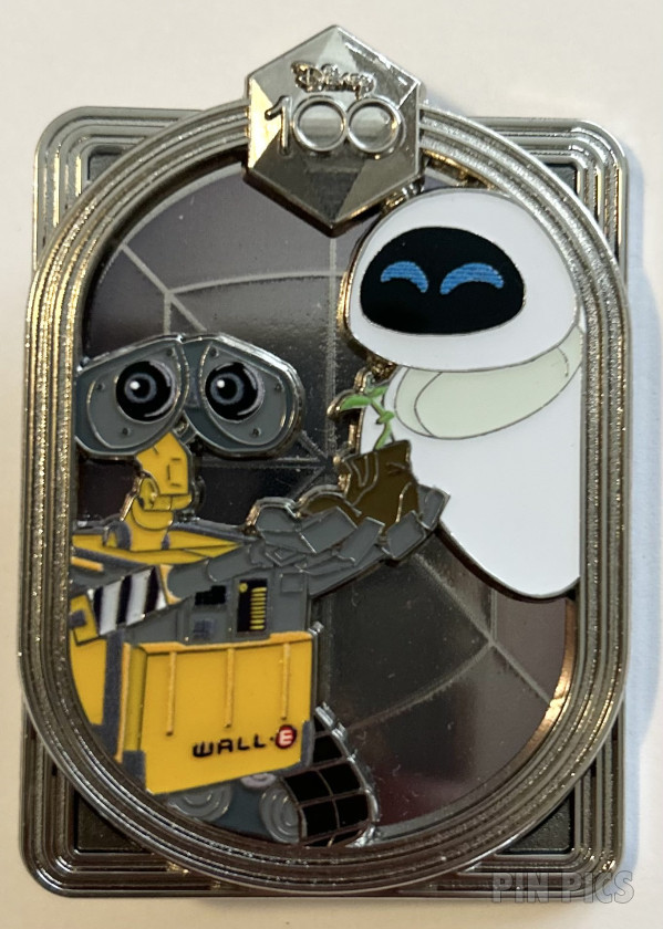 DEC - WALL-E and Eve - Celebrating 100 Years with Character - Silver Frame - Series 8