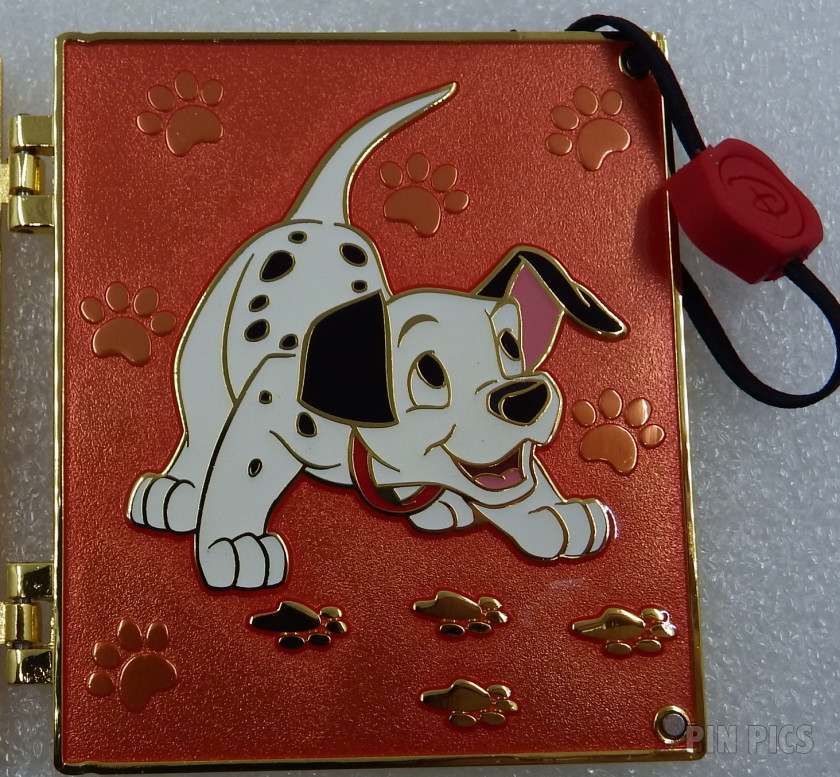 157497 - HKDL - Lucky - 101 Dalmatians - Book with Seal - Hinged