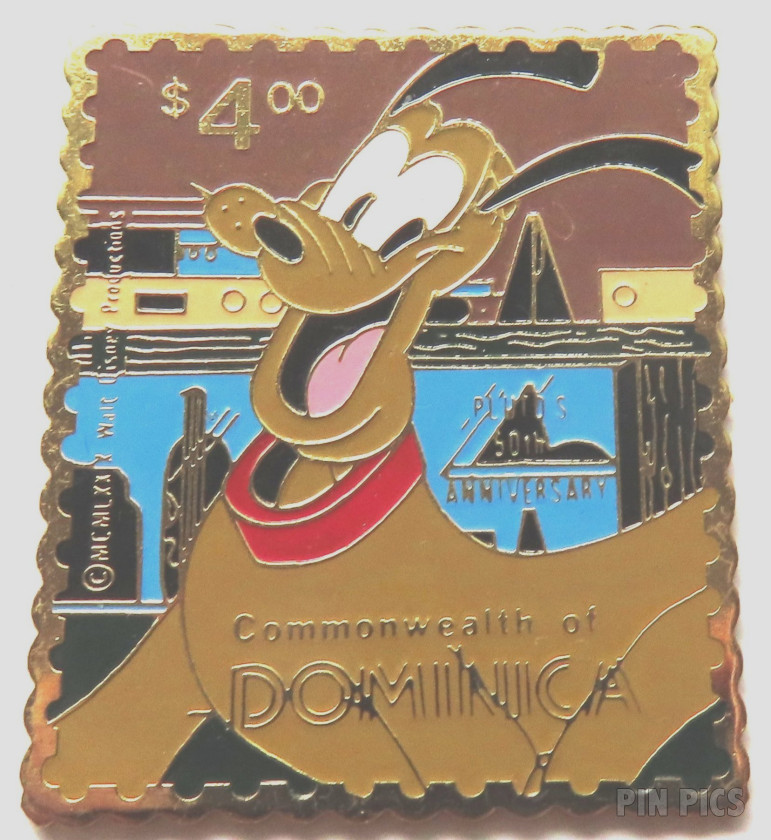 Pluto - Commonwealth of Dominica Stamp - Jayne Co.