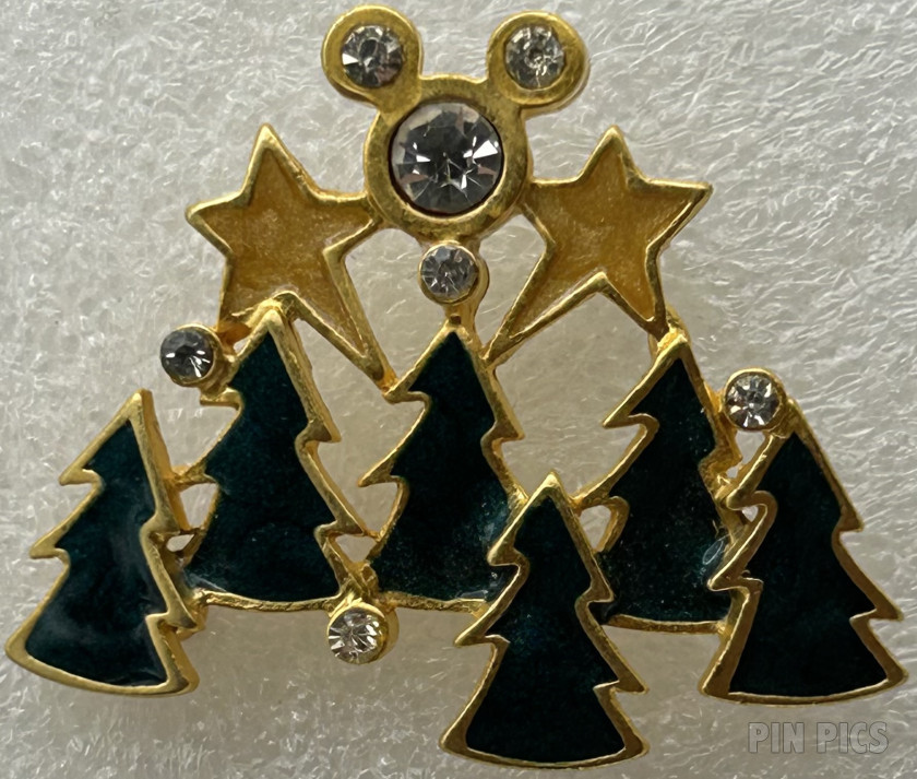 Jeweled Mickey Winter Forest