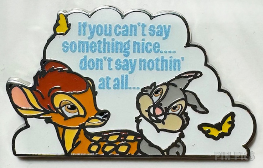 Bambi and Thumper - If You Can't Say Something Nice Don't Say Nothin' At All