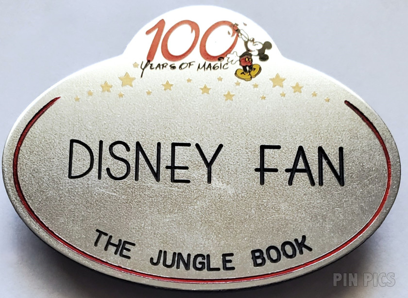 Jungle Book - Disney Fan Name Badge - Travel Agent - 100 Years of Magic