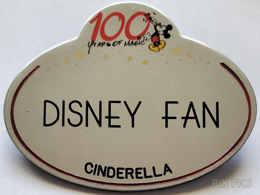 Cinderella - Disney Fan Name Badge - Travel Agent - 100 Years of Magic