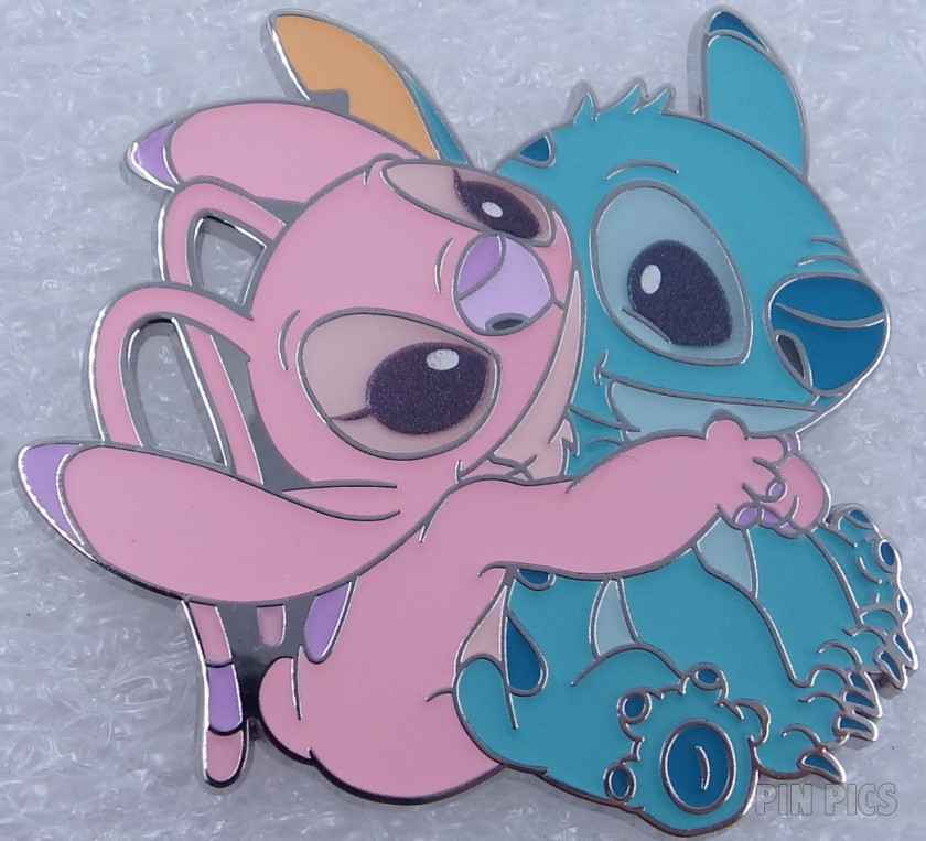 DLP - Stitch and Angel - Hugging - Lilo and Stitch