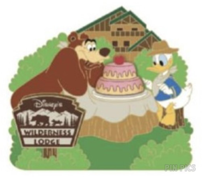 WDW - Humphrey Bear and Donald Duck - Cake - Wilderness Lodge - 30th Anniversary