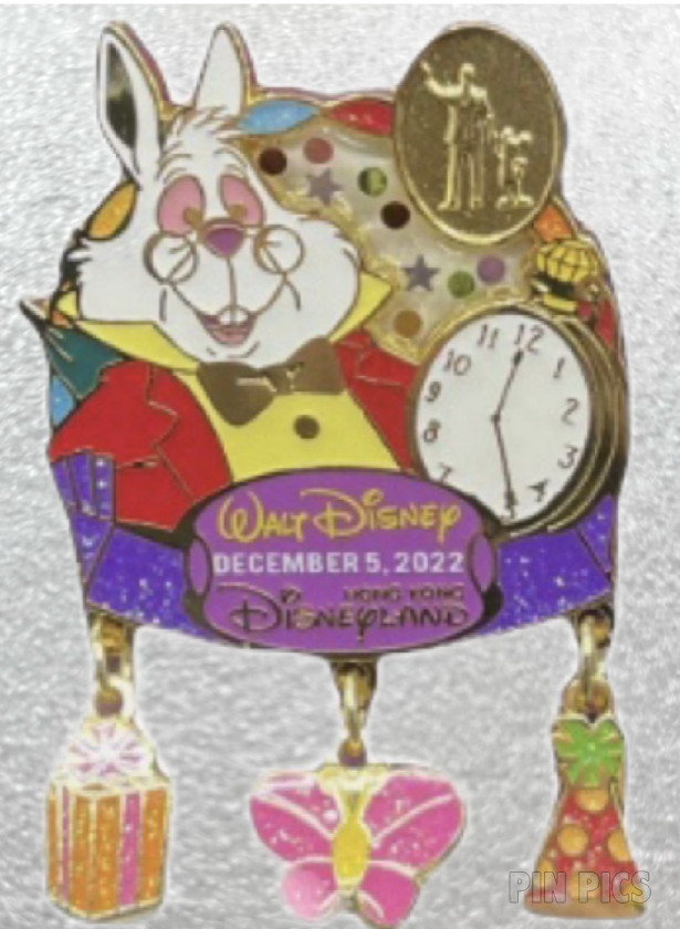 HKDL - White Rabbit - Walt Disney's Birthday 2022 - Pocket Watch