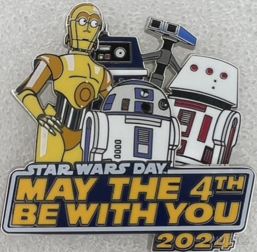 R2D2, C3PO, R5D4, Droids - May the 4th Be with You - Star Wars Day 2024