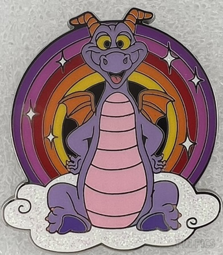 WDW - Figment - Round Rainbow of Imagination and Cloud - EPCOT