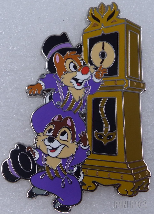 DLP - Chip and Dale - Phantom Manor - Haunted Mansion - Grandfather Clock