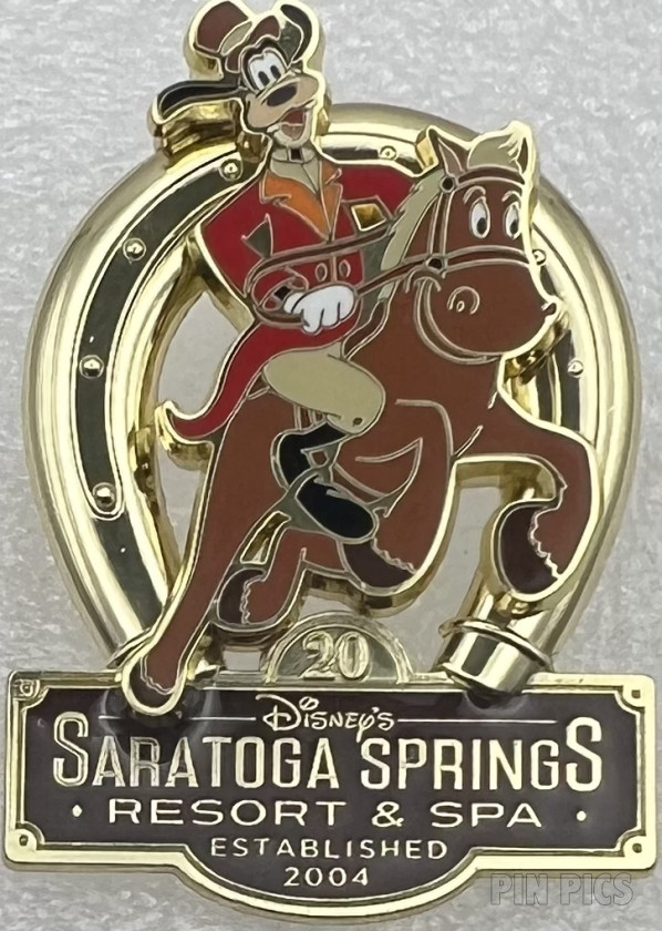 Goofy Riding a Horse - Horseshoe - Saratoga Springs - 20th Anniversary