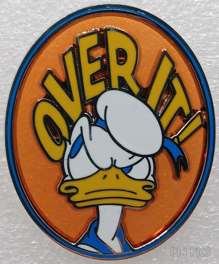 BoxLunch - Donald Duck - 90th Anniversary - Over It! - Angry face - Stained Glass