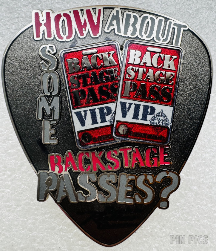 WDW - Club 33 - Rock n Roller Coaster Pick - How About Some Backstage Passes - VIP