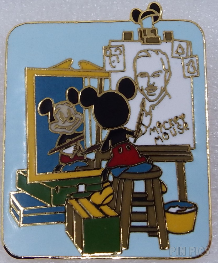 WDW - Walt Disney and Mickey - Self Portrait - Artist