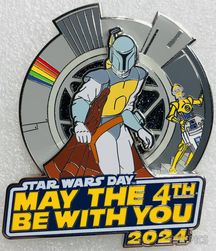 Boba Fett, C3PO, R2D2 - May the 4th Be with You - Star Wars Day 2024 - Jumbo