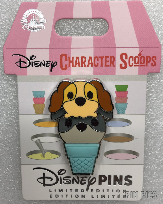 164954 - DL - Lady and Tramp - Ice Cream Cone - Character Scoops - Set - Free D