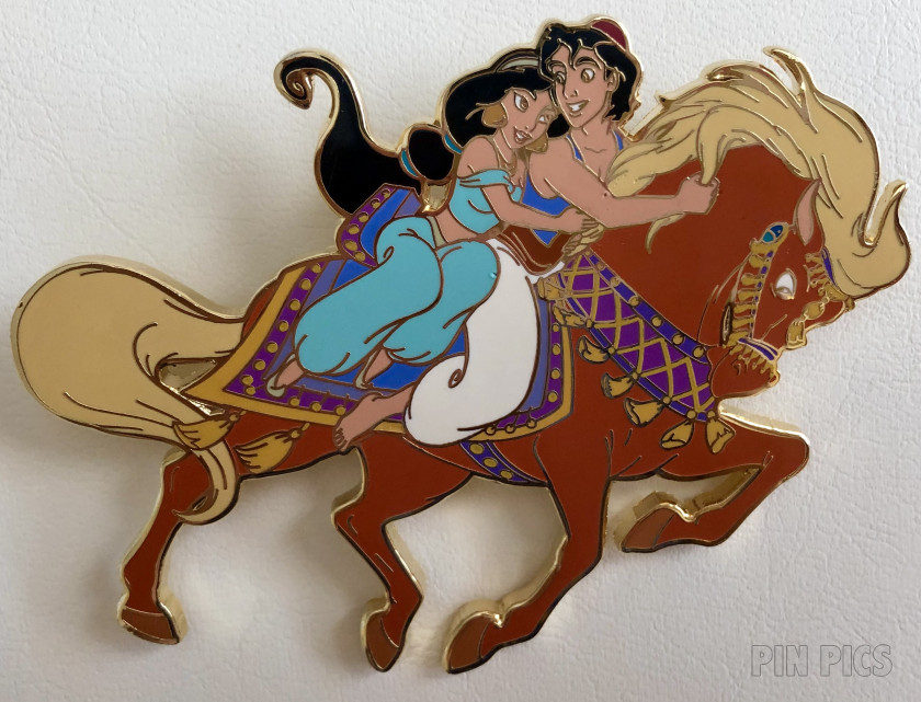 Jumbo Aladdin and Jasmine on Horse LE (ARTIST PROOF)