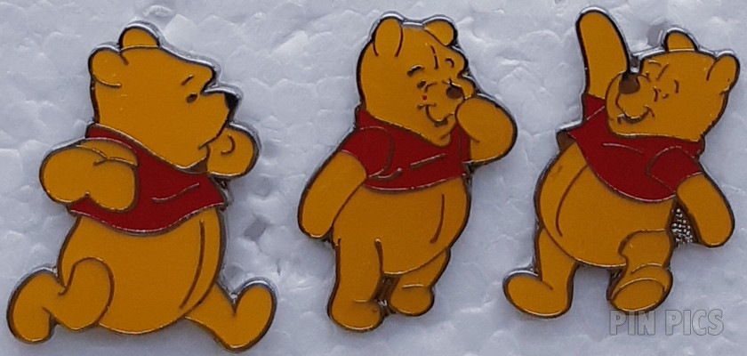 DLP - Winnie the Pooh - Running Standing Waving - Poses