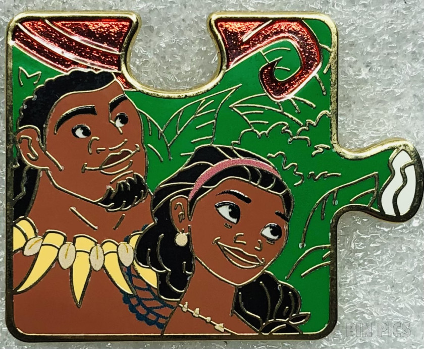 Tui and Sina - Dad and Mom - Character Connection - Moana - Puzzle - Mystery