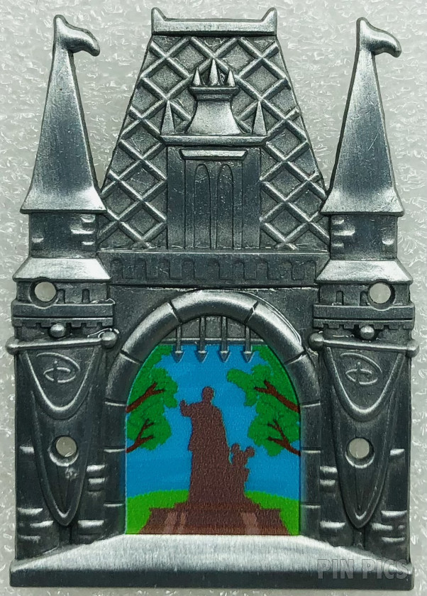 Walt and Mickey - Frame - Castle - Build A Pin