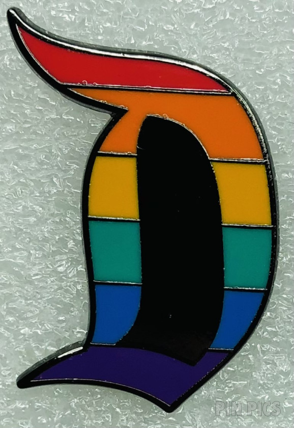 DL - Disneyland D - Logo - Rainbow