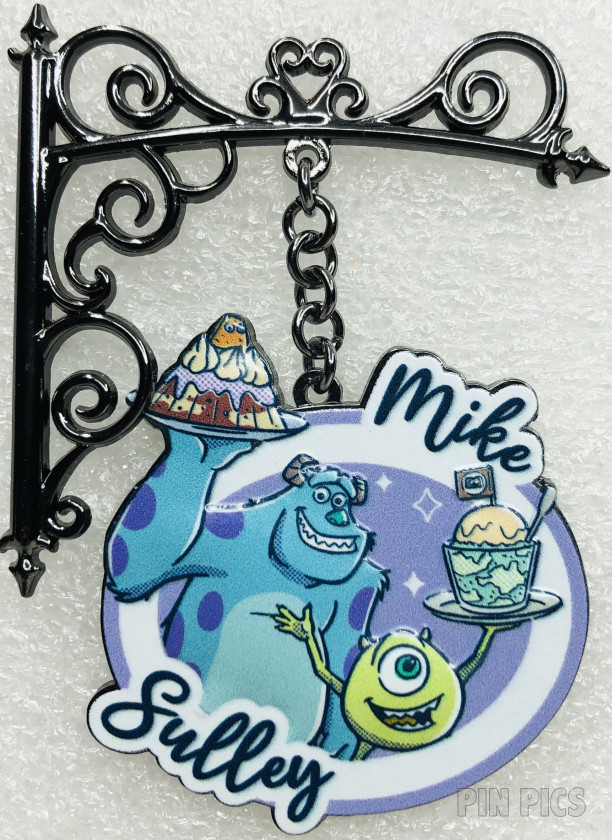 HKDL - Mike and Sulley - Grand Prize - Name Sign - Pin Trading Carnival - Monsters Inc - Dangle