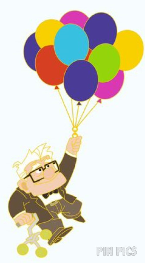 WDI - Carl Fredricksen - Walker - Balloons - Up - Dangle