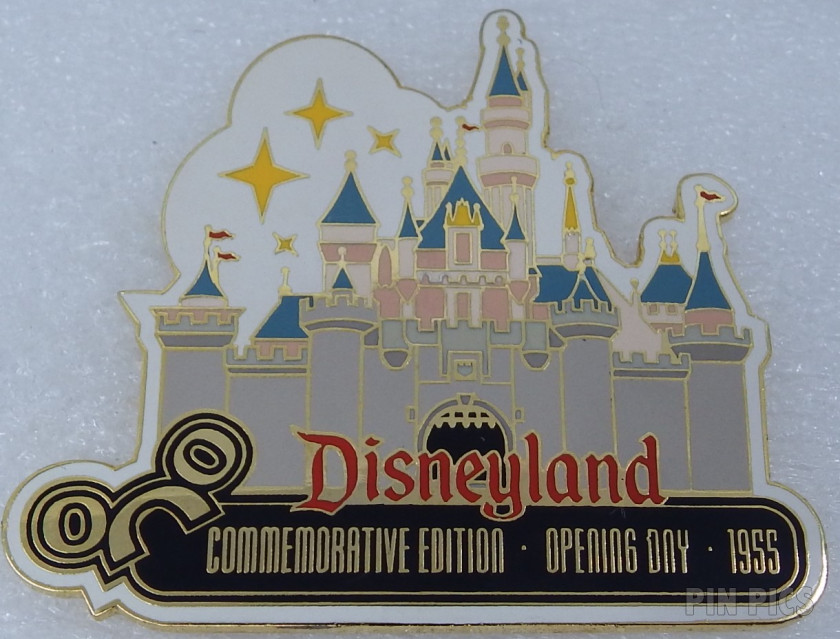 WDW - Disneyland Castle - January 2000 - Pin of the Month