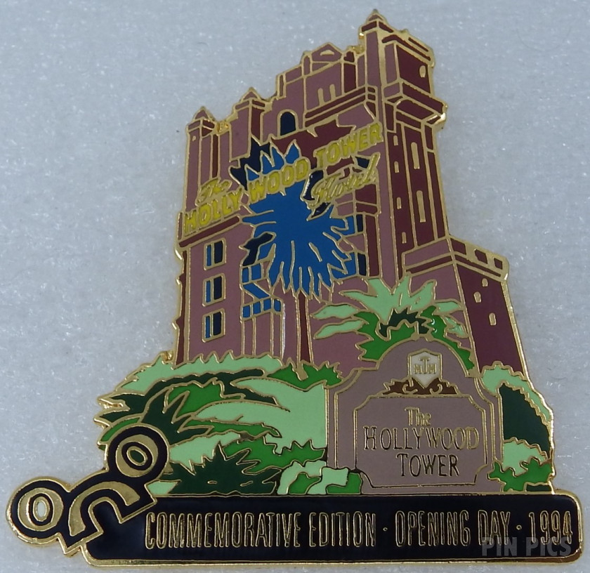 WDW - Tower Of Terror - August 2000 - Pin of the Month -