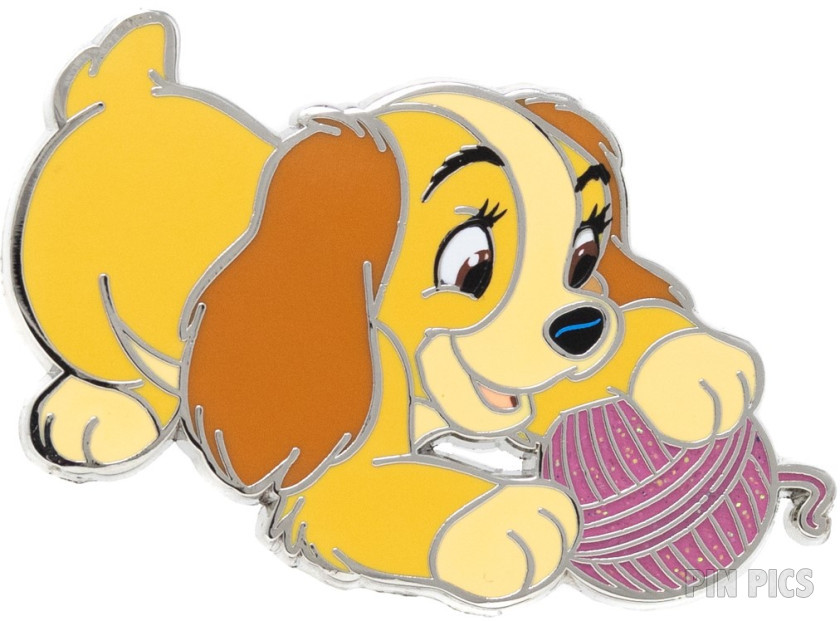 PALM - Lady as a Puppy - Playing with Yarn Ball - Lady and the Tramp
