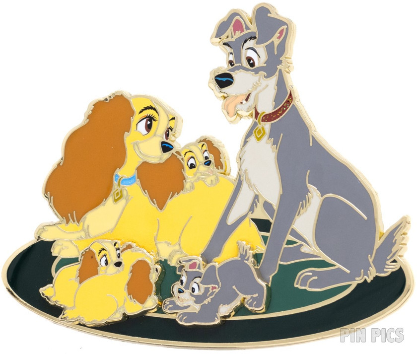 PALM - Lady, Tramp, Puppies - Family Gathering - Lady and the Tramp