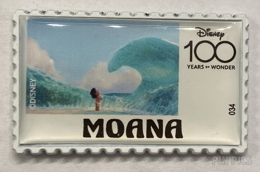 Korea - Baby Moana and Ocean - Disney 100 Years of Wonder - Stamp