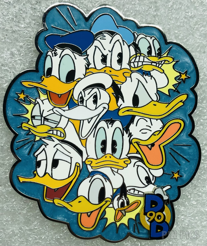 Donald Duck - Faces - 90th Anniversary - Mini Jumbo