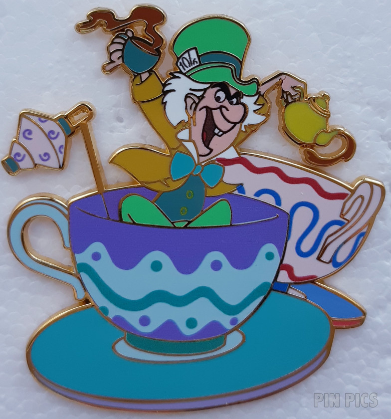 DLP - Mad Hatter - Riding in Teacup - Alice in Wonderland