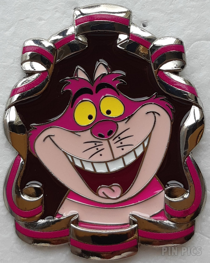 DLP - Cheshire Cat - Silver and Dark-Pink Frame - Alice in Wonderland Event