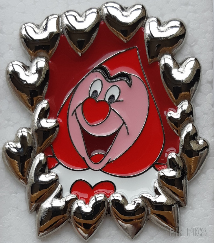 DLP - Playing Card - Silver Hearts Frame - Alice in Wonderland Event