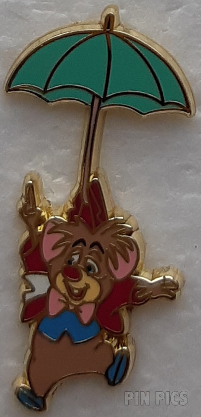 DLP - Dormouse - Hanging from Open Umbrella - Tea Party Time - Alice in Wonderland Event