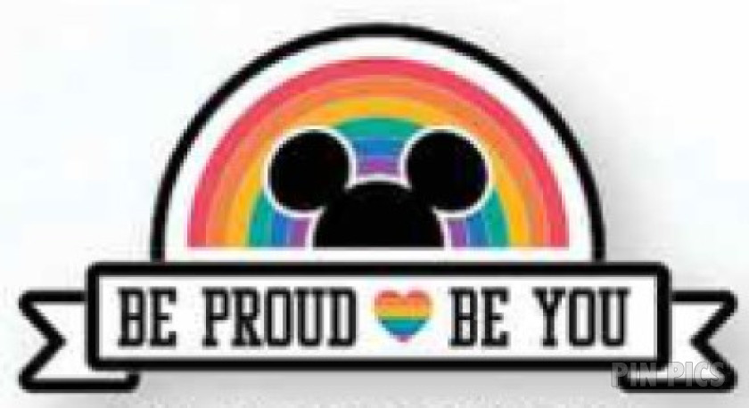 DLP - Be Proud Be You - Mickey Head - Rainbow