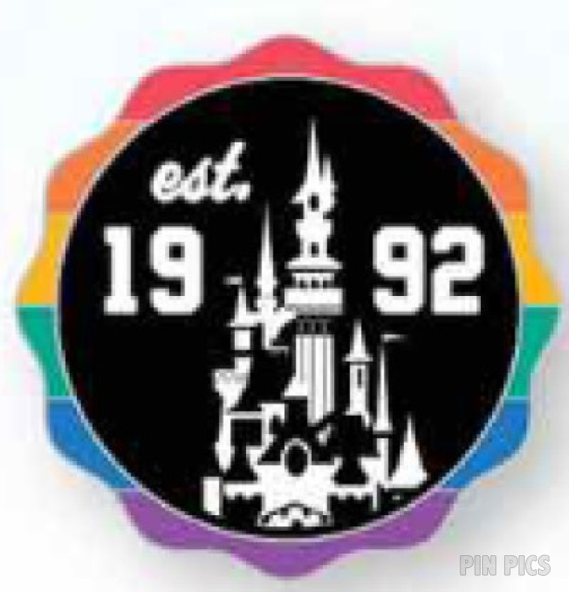 DLP - Sleeping Beauty's Castle - Est 1992 - Rainbow