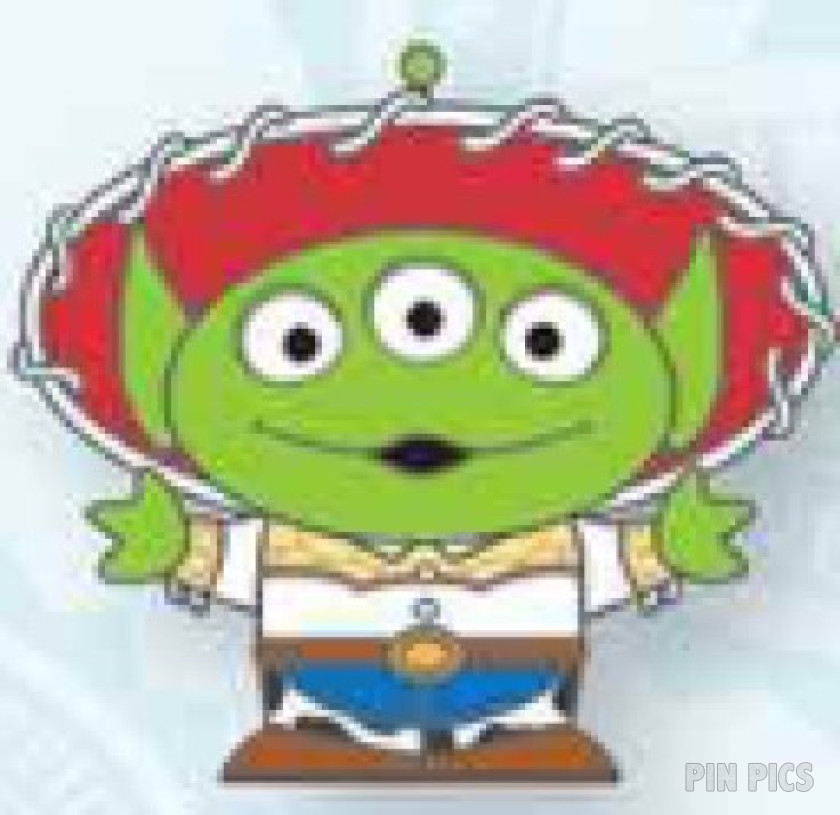 DLP - Little Green Man as Jessie - Alien - Pixar - Toy Story