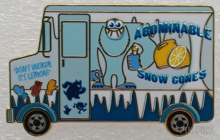Our Universe - Abominable Snow Cones - Monsters Inc Food Truck - Don't Worry It's Lemon - Pixar