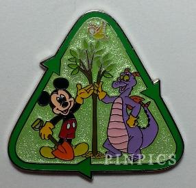 Mickey & Figment Environmentality - PP - Create-A-Pin - Cast Member