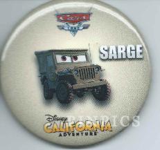 Button - DCA - Carsland Series - Sarge