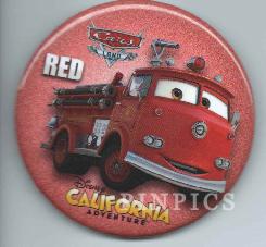 Button - DCA - Carsland Series - Red