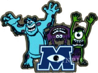Jerry Leigh - Monsters University Scare Students (Sulley, Art and Mike)