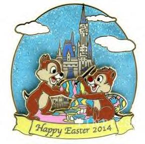 WDW - 2014 Happy Easter - Chip & Dale - Artist Proof