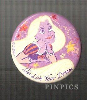 Button - Rapunzel - Go Live Your Dream